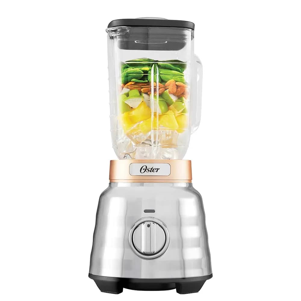 Oster® Licuadora Osterizer® Max, con Control de Perilla, de 2 Velocidades, Vaso de Vidrio, 1.75 Lt, 1500 W, BLSTPBRG