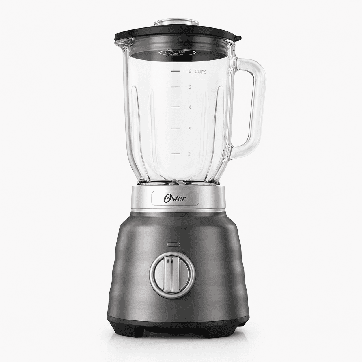 Oster® Licuadora Osterizer® Max, con Control de Perilla, de 2 Velocidades, Vaso de Vidrio, 1.75 Lt, 1500 W, BLSTPBRG